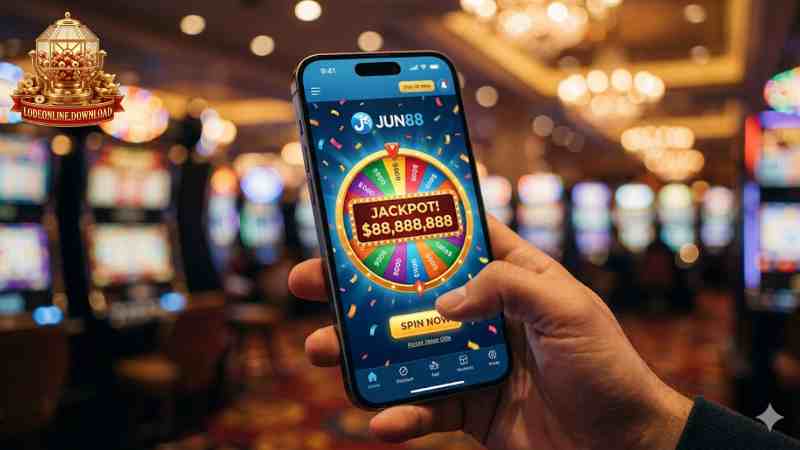 Giao diện hiện đại và thân thiện của website và ứng dụng Jun88.