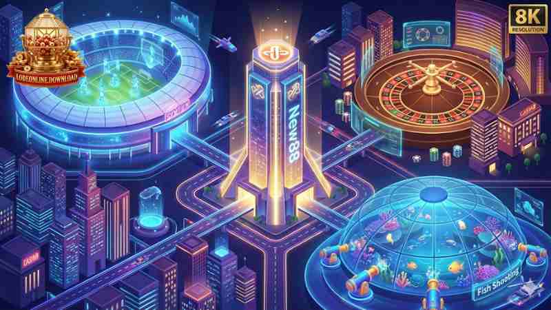 Giao diện trang chủ New88 hiện đại và tràn ngập ưu đãi.