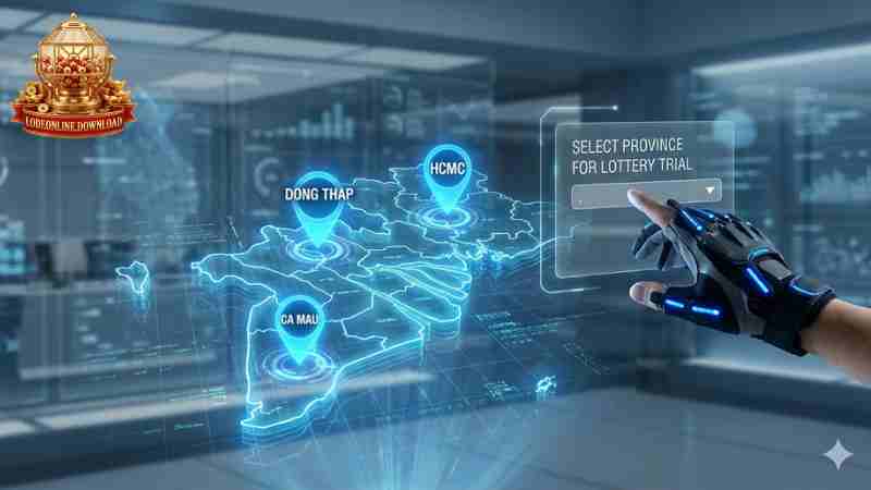 Người chơi có thể lựa chọn quay thử cho từng đài miền Nam cụ thể.