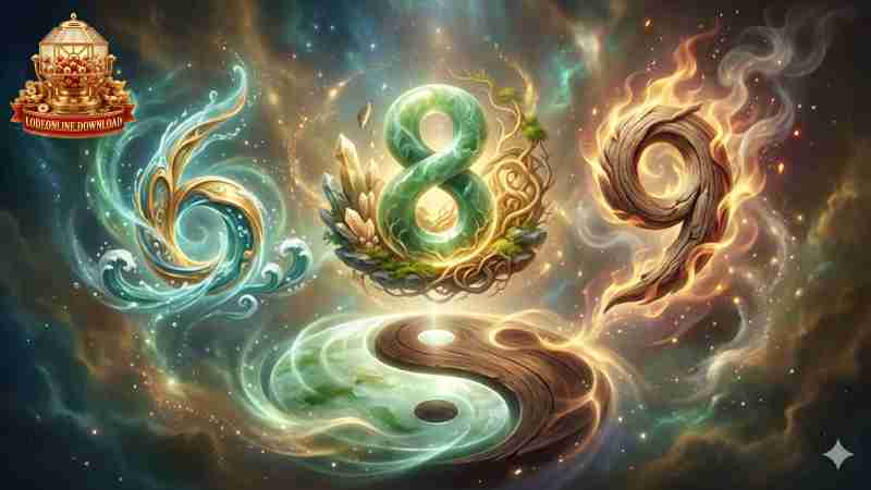 Sơ đồ ý nghĩa các con số theo phong thủy và ngũ hành.