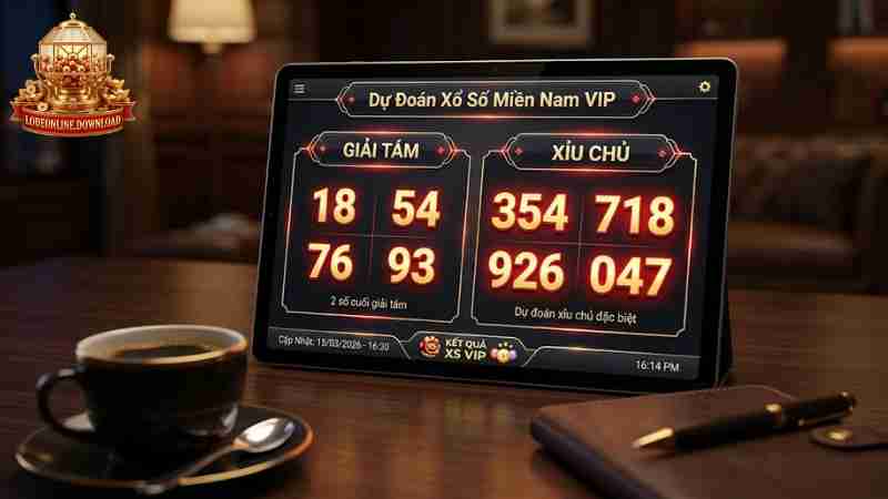 Bảng chốt số VIP XSMN chi tiết cho từng đài quay.